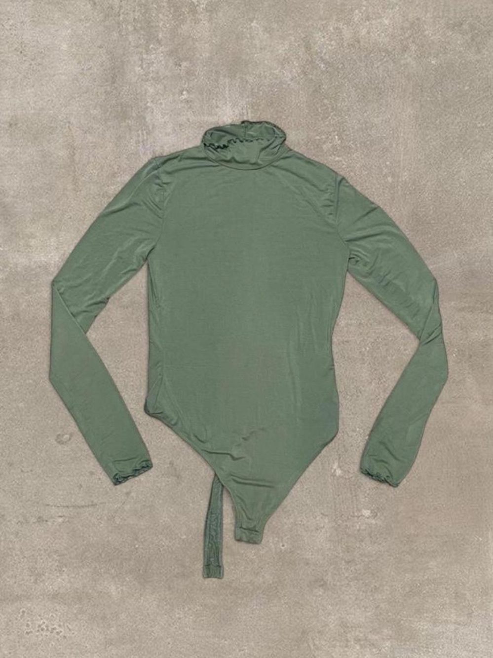 Urban Outfitters Out From Under Sage Green Long Sleeve Turtleneck Bodysuit
